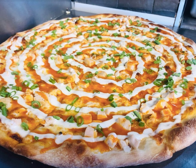 Famous Buffalo Chicken Pizza